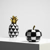 LA-D23001 Checkered Ceramic Apple