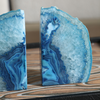 Blue Agate Bookend