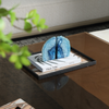 Blue Agate Bookend