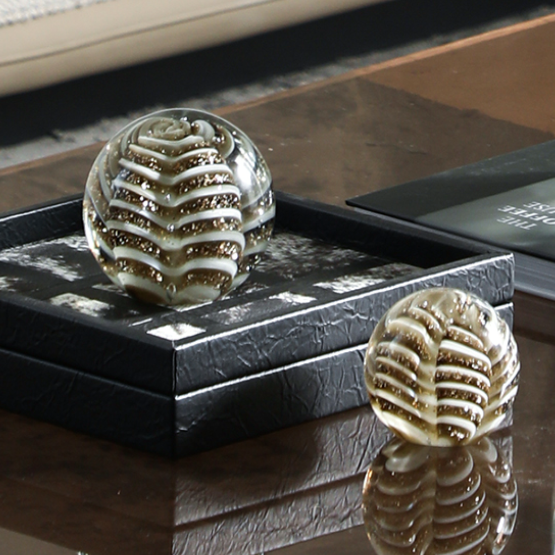 Brown Stacking Ball – Shadows and Patterns
