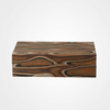 Dune Wood Grain Leather Box