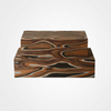 Dune Wood Grain Leather Box