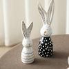 LA-D23047 Rabbit Décor Black